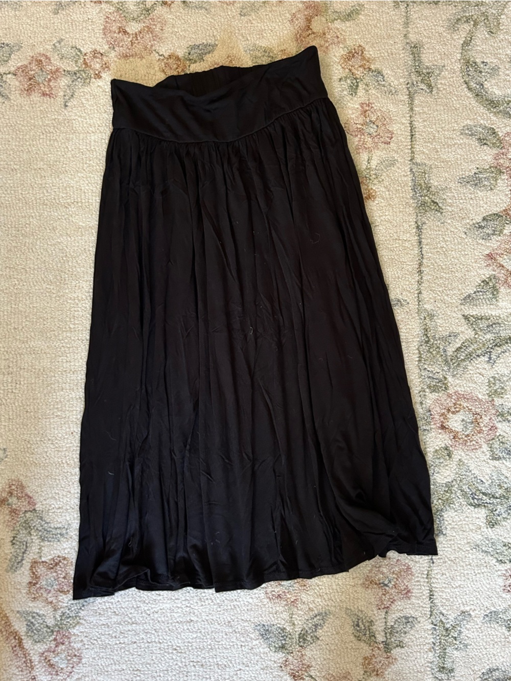 FREE PEOPLE BEACH Black Maxi Skirt